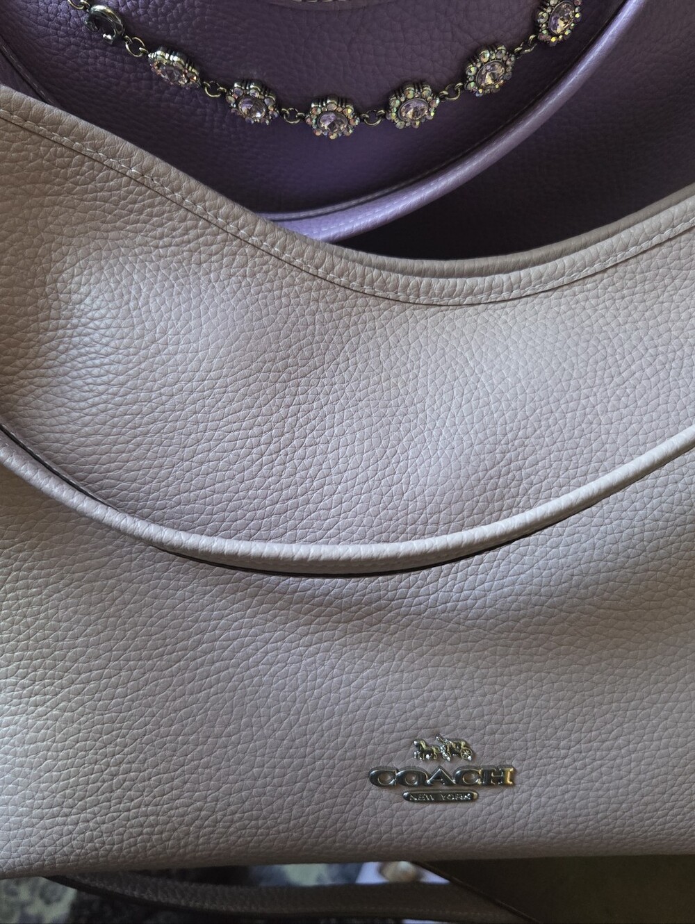 Coach Laurel Shoulder Bag In Lilac - Picture 7 of 10